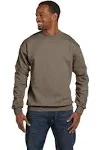 Hanes EcoSmart Crewneck Sweatshirt - Army Brown - S