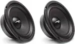 2 Skar Audio Fsx65-8 300-Watt 6.5-Inch 8 Ohm Mid-Range Loudspeakers - 2 Speakers 2 Fsx65-8