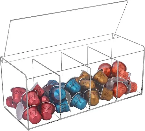 XBelmber Coffee Pod Holder Organizer for K Cup Storage Station Counter Compatible with Nespresso Capsule Keurig Pods Bar at MechanicSurplus.com