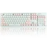 Crystal Keycaps,Ice Crystal Keycap，ABS Jelly Key caps Set for 61 68 104 Mechanical Gaming Keyboard Cherry Profile English Layout(Pink with White)