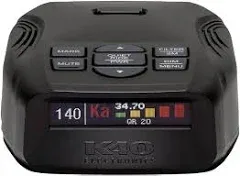 K40 Electronics Platinum100 Portable Radar Laser Detector GPS