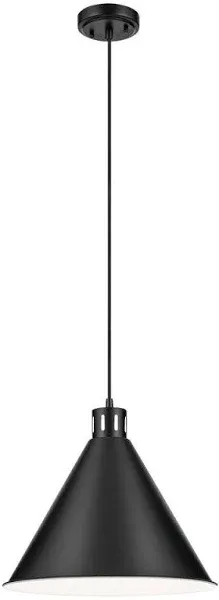 Kichler Zailey Cone Pendant Light 52177BK