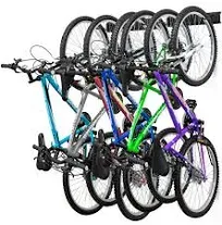 Stainless Steel Bike Storage Rack,6 Bike Storage Hanger Wall Mount for Home &amp; Ga