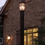 Gama Sonic 12B50023 Amphora Bulb Solar Light, Pier/3 in. Fitter Mount