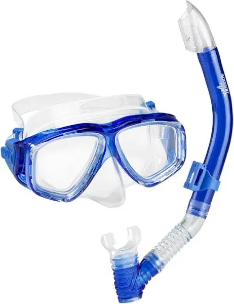 Speedo Adult Adventure Mask/Snorkel Set - Smoke