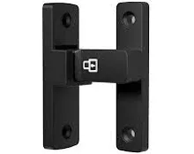 Luminous Black Sliding Bolt Locks, Flip Door Locks,Wardrobe Door Locks,Heavy Duty Gate Latch Clasp Lock(Glow Black)