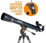 Celestron Astromaster 70AZ Telescope 70mm Bluetooth Remote &amp; Phone Adaptor