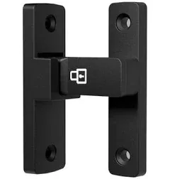 Luminous Black Sliding Bolt Locks, Flip Door Locks,Wardrobe Door Locks,Heavy Duty Gate Latch Clasp Lock(Glow Black)