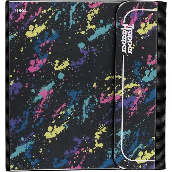 Mead Trapper Keeper Binder Paint Splatter - Trapper Keeper