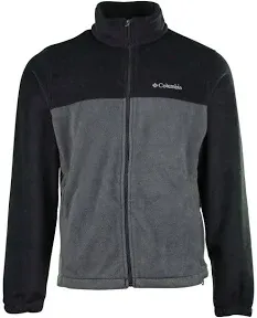 Columbia Men&#039;s Granite Steens  Mountain Fleece Jacket Black XM6354 Size XLarge