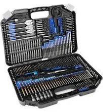 COMOWARE Drill Bit Set, 246 Pcs Drill Bits for Cordless Drill, Drill, Red Case