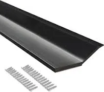 FOSLUOC Garage Door Seal Top and Sides Seal Strip 34.4FT Rubber Weather Stripping Replacement Soft and Hard Composite