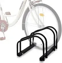 WALMANN 2 Bikes Floor Bike Stand Bike Parking Rack Garage Bike Storage Stand ...