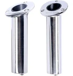 Amarine Made Set of 2 Heavy Duty Stainless Steel 316 Deluxe Rod Holders with DRA