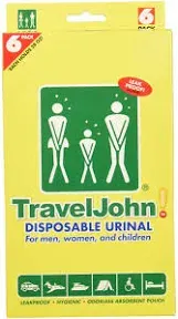 TravelJohn Disposable Urinal