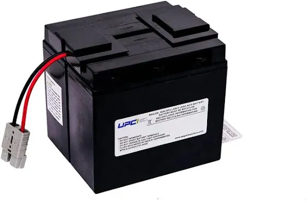 UPC UPGRADE PARTS COMPANY RBC7-UPC Replacement Battery for APC Smart-UPS Models: SMT1500, SMT1500US, SUA1500, SUA1500US, SU1400, SUA750XL, SUA1000XL