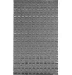 Akro-Mils / Myers - 30161-EA - Akro-Mils Akrobin 1000 lb Gray Cold Rolled Steel 16 ga Single Sided Louvered Panel - 36 in Overall Length - 5/16 in Width - 61 in Height - AKRO-MILS 30161