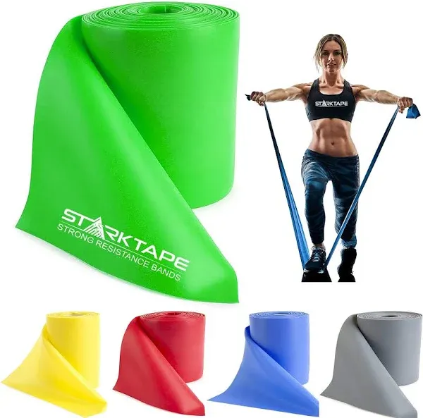 Resistance Bands 8 Yard Professional Roll. Non-Latex Elastic Exercise Fitness...