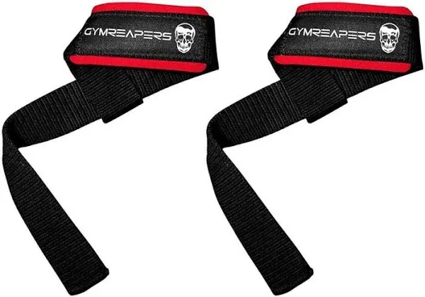 Gymreapers Lifting Wrist Straps for Weightlifting, Bodybuilding, Powerlifting, S