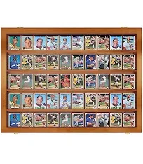 50-Card Display Case - Hardwood, UV Protection