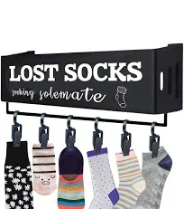 Lost Socks Laundry Room Organization Metal Lost Socks Basket With 6 Clips Lost S