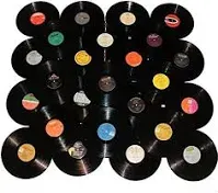 VinylShopUS Lot of 12" Vinyl Records for Crafts & Decoration Artwork for Party