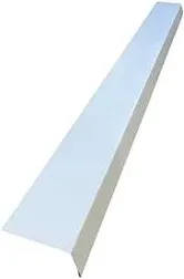 EAGLE 1 - (5 FT Long) Roof Drip Edge Flashing- 26 Gauge- 60"x4" x1.5"- 75 degree Angle - Easy to Install- Matching Screws and Hex Bit Driver Included- Many Colors (2, White)