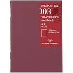 Traveler's Company Notebook Refill - 003 Blank Regular Size