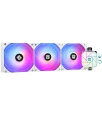 Thermalright Aqua Elite 360 White V3 Aio Water Cooling, 360 Liquid Cooling Row, ARGB PWM Cooler Fans, for Intel LGA1150/1151/1155/1156/1200/2011/1700,AMD:AM4/AM5, PC Cooler Aio