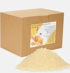 10LB Beeswax Pellets Beeswax for Candle Making Organic Beeswax Pellets for Sk...