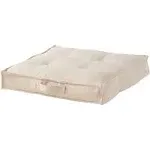 Jumbo Square Tufted Floor Pillow - Cream