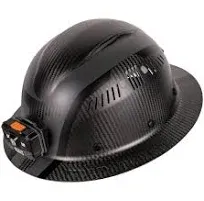 Klein Tools 60514 Hard Hat, K12 Series Carbon Fiber Full Brim, Rechargeable H...