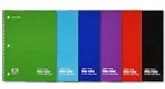 Mintra Office Spiral Notebooks -Solid, Wide Ruled, 6 Pack For School, Office,...