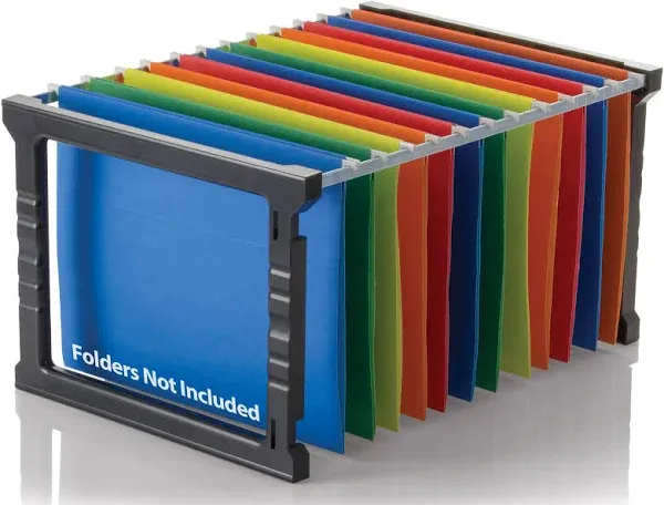 Officemate Plastic Hanging File Folder Frame, 18 Inch, Letter and Legal Size. 1 Set (91961)