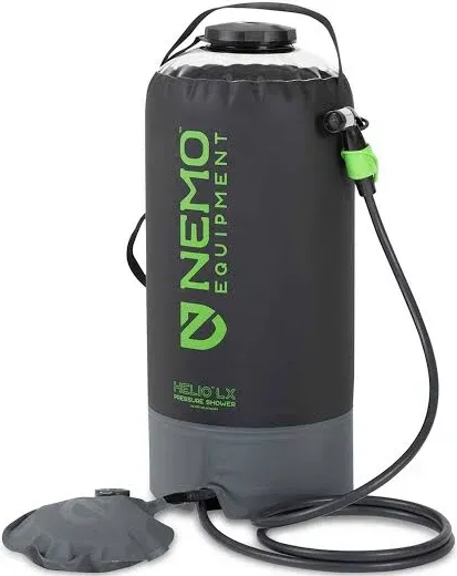 Nemo - Helio LX Pressure Shower - Black/Apple Green