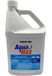 Thetford 96636 AquaMAX Spring Showers Scent RV Holding Tank Treatment, 64 Oz