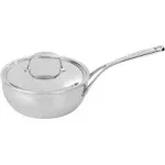 Demeyere Atlantis Stainless Steel 2.1 qt. Conic Saute Pan & Lid