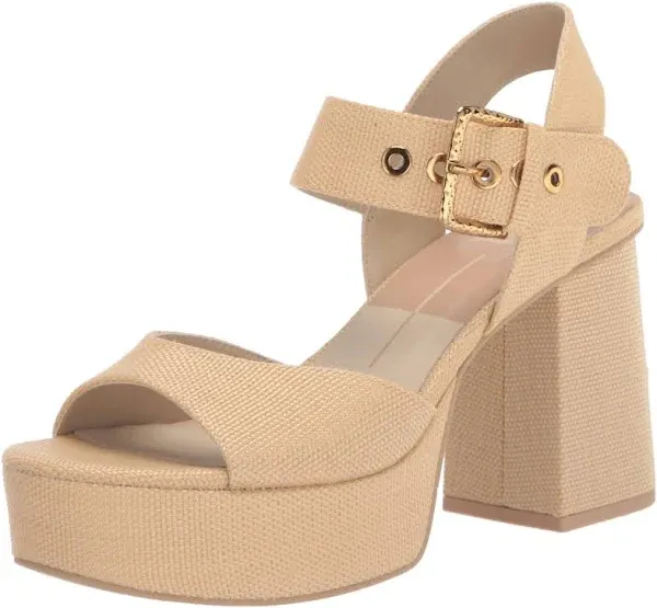 Bobby Heels in Natural Raffia - Dolce Vita Women's Shoes