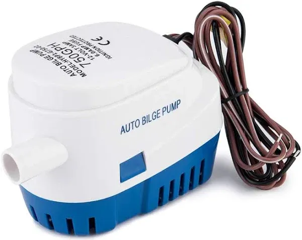 Automatic Submersible Small Boat Bilge Pump 12V 750Gph Auto with Float