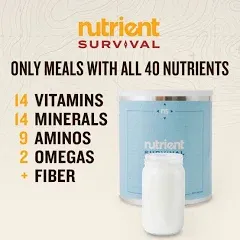 Powdered Milk, Freeze Dried Prepper Supplies &amp; Food Supply, 21 Essential Nutr...