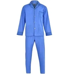 Hanes Men's Big Men's Classics Broadcloth Woven Pajama Set