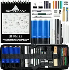 Handyman Crafts 50pcs Sketching Drawing Pencils Set