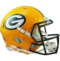 Riddell NFL Green Bay Packers Authentic Speed Full Size Helmet Yellow