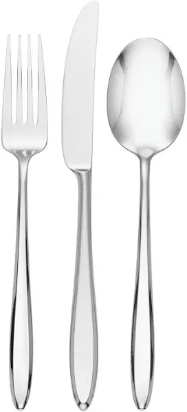 Hampton Forge 894843 Ayla Black 12 Piece Flatware Set