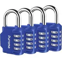 Puroma 1 Pack Combination Lock 4 Digit Locker Lock Outdoor Waterproof Padlock...