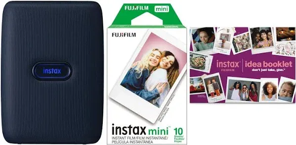 Fujifilm Instax Mini Link Instant Smartphone Printer (Ash White) | Focus Camera