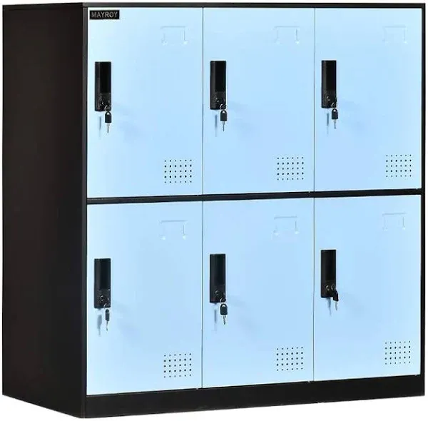 9 Door Locker Office Storage Locker Home and School Storage Organizer Metal Storage Cabinet Lock for Classroom Gym