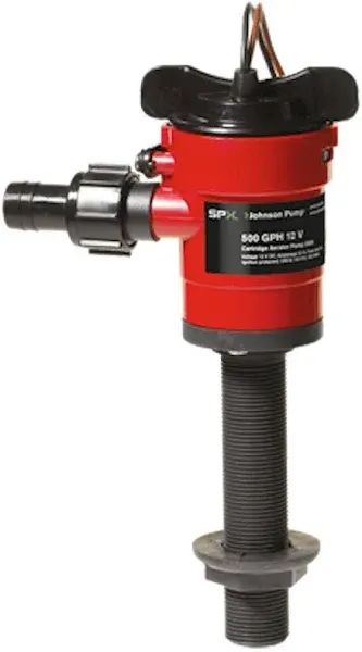 Johnson Pump 28703 Livewell 750 GPH LIvewell Aerator Pump - Straight Port