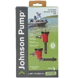 Johnson Pump Cartridge Aerator 750 GPH Straight Intake - 12V 28703 UPC 729321...