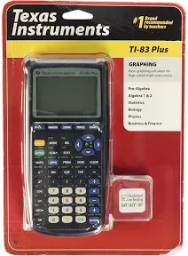 Texas Instruments TI-83 Plus Graphing Calculator - Black